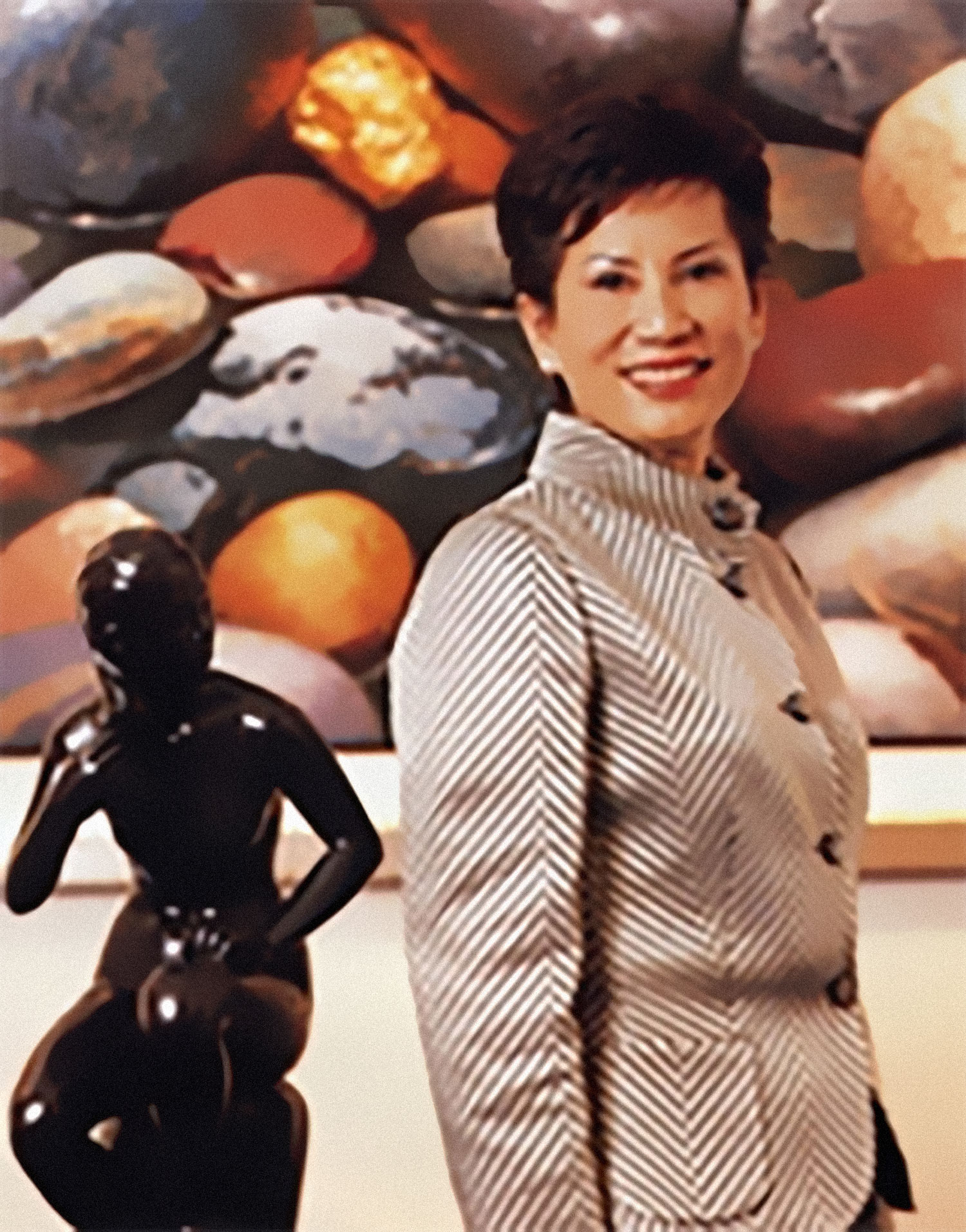 <p>The Sombat Permpoon Gallery : was founded by one of Thailand&rsquo;s most prominent and renowned art collectors,&nbsp;<br />Sombat Wattananthai<br /><br />Miss. Sombat has been a leading collector of the Thai art community for over 40 years. Beginning her impeccable Gallerist career back in 1979 when she opened her first art gallery in Silom, Bangkok. Named Sombat Gallery</p>
<p>From humble beginnings, after much acclaimed success she continued to open further 3 galleries. In 1982, Sombat Gallery was opened at River City Plaza, the Royal Orchid Sheraton Hotel in 1984, Dusit Thani Hotel in 1985. Followed in the by other two galleries at Siam Inter Continental Hotel in 1992 and the prestigious Nai Lert Park Hotel in 1993.</p>
<p>In 1995, Ms. Sombat converted the 6 story office building into the current art gallery space and moved her entire art collection, in excess of over 10,000 works of art to the now Sombat Permpoon Gallery building.</p>