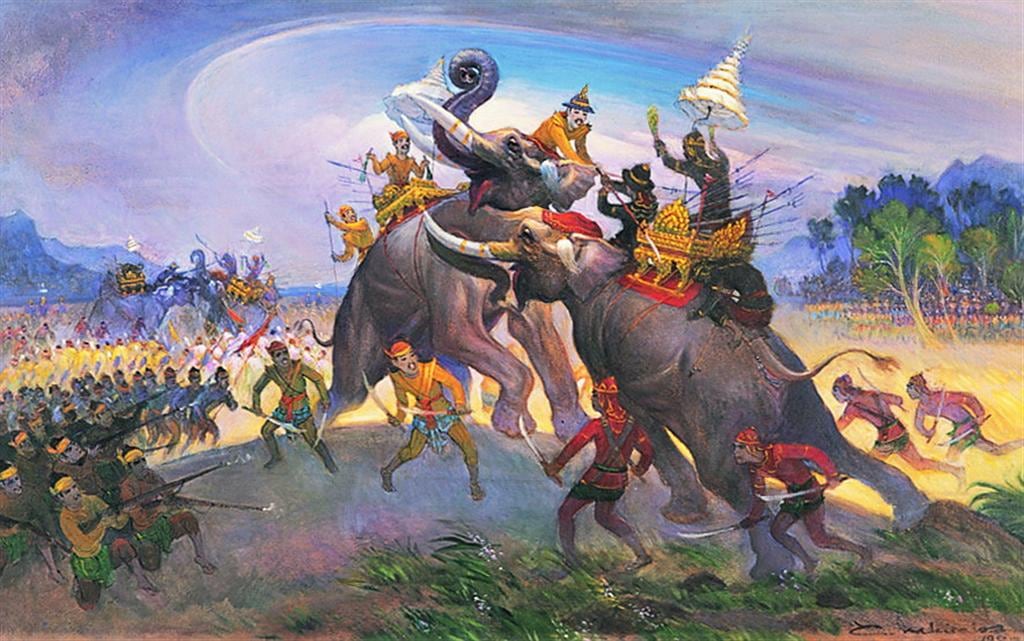 A war elephant