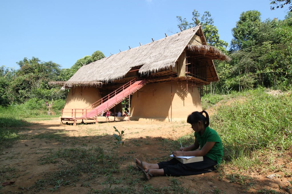 Floating school in Thailand